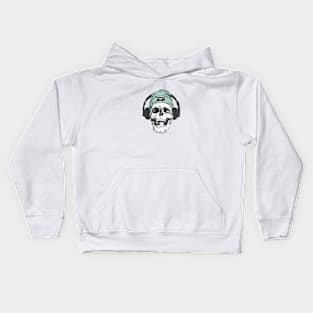 Sketeton-Headphones Kids Hoodie